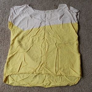 Colorblock Yellow M Top